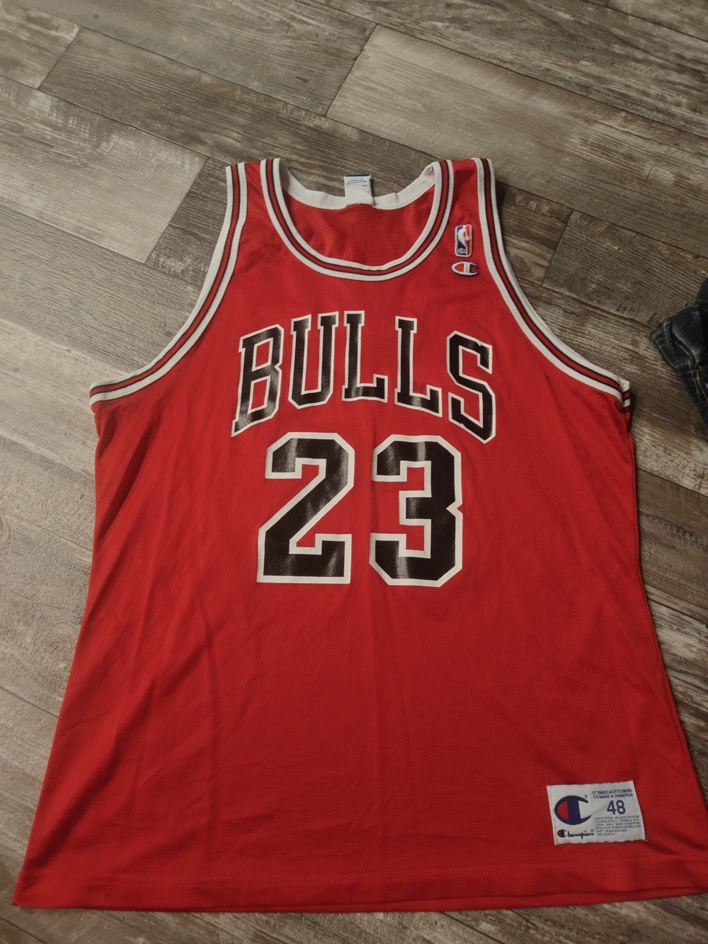 Champion Chicago Bulls #23 Red Basketball Jersey
